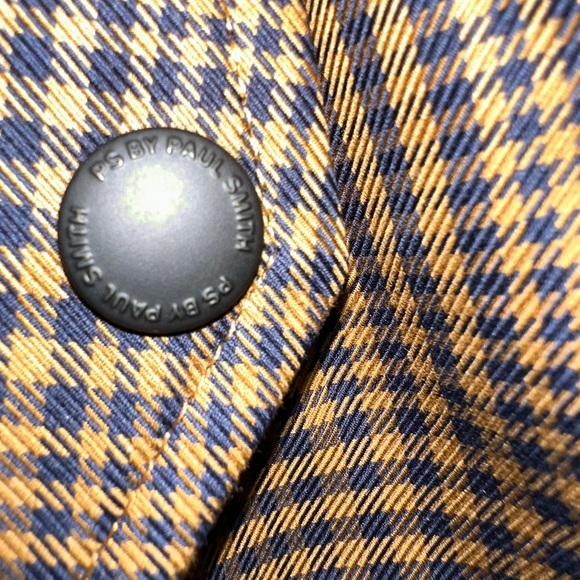 PAUL SMITH Prince Of Wales-Check Zip-Up Jacket, Brown. Academia. Classic, XL. - Picture 4 of 15